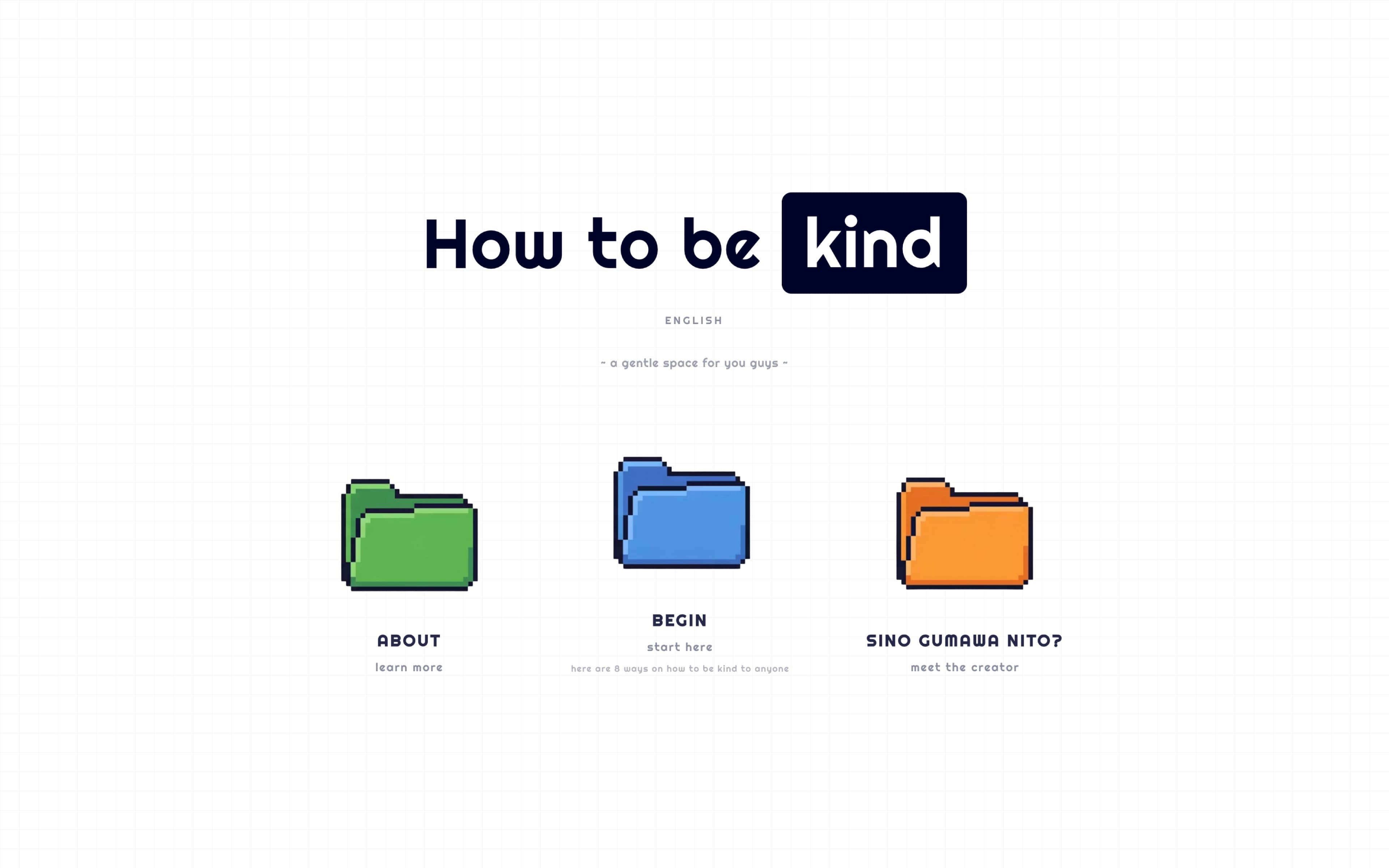 How to Be Kind