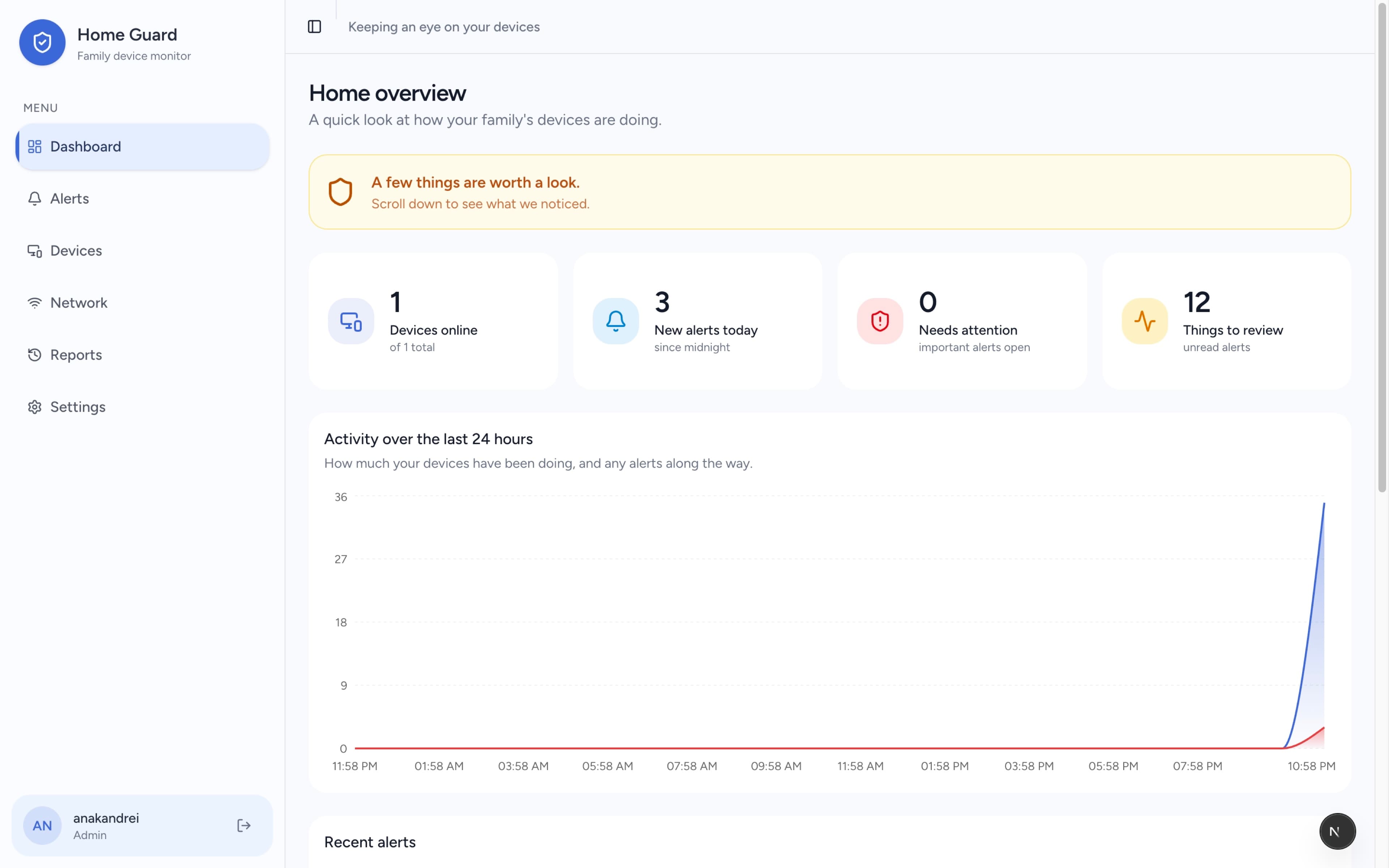 Home-Based EDR System — screenshot 1 of 3