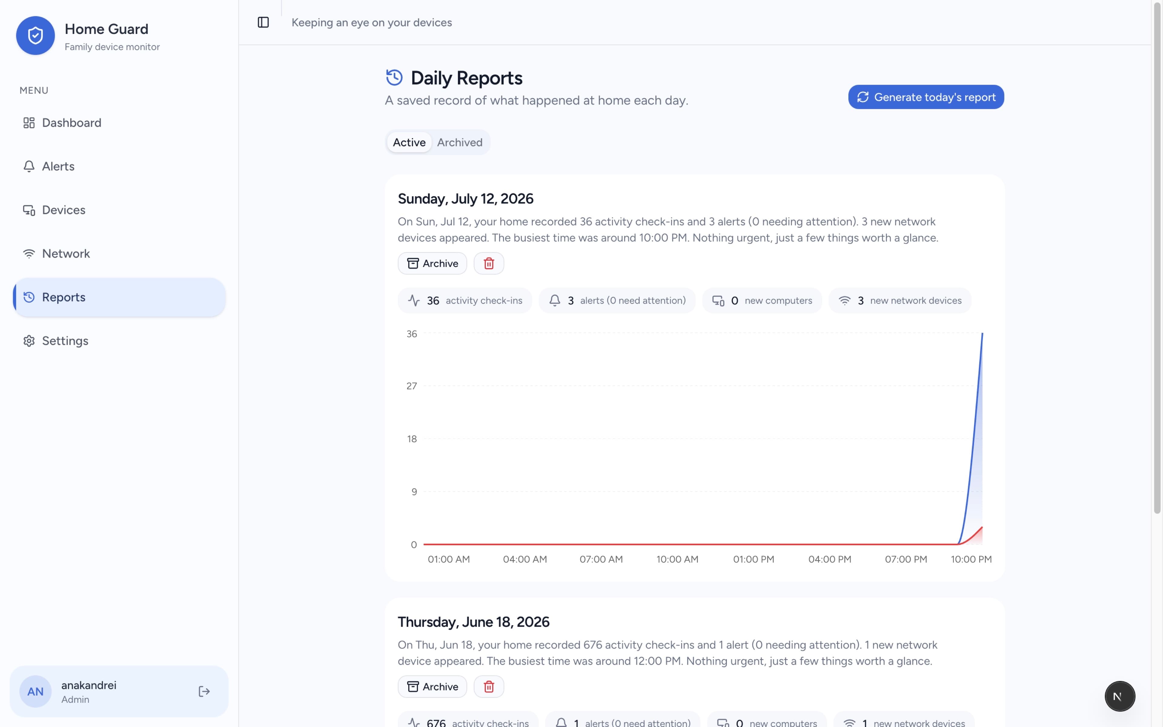 Home-Based EDR System — screenshot 2 of 3
